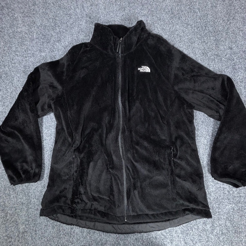 The North Face Osito 2 Fleece Jacket Full Zip Black High Pile Soft Women's 1X